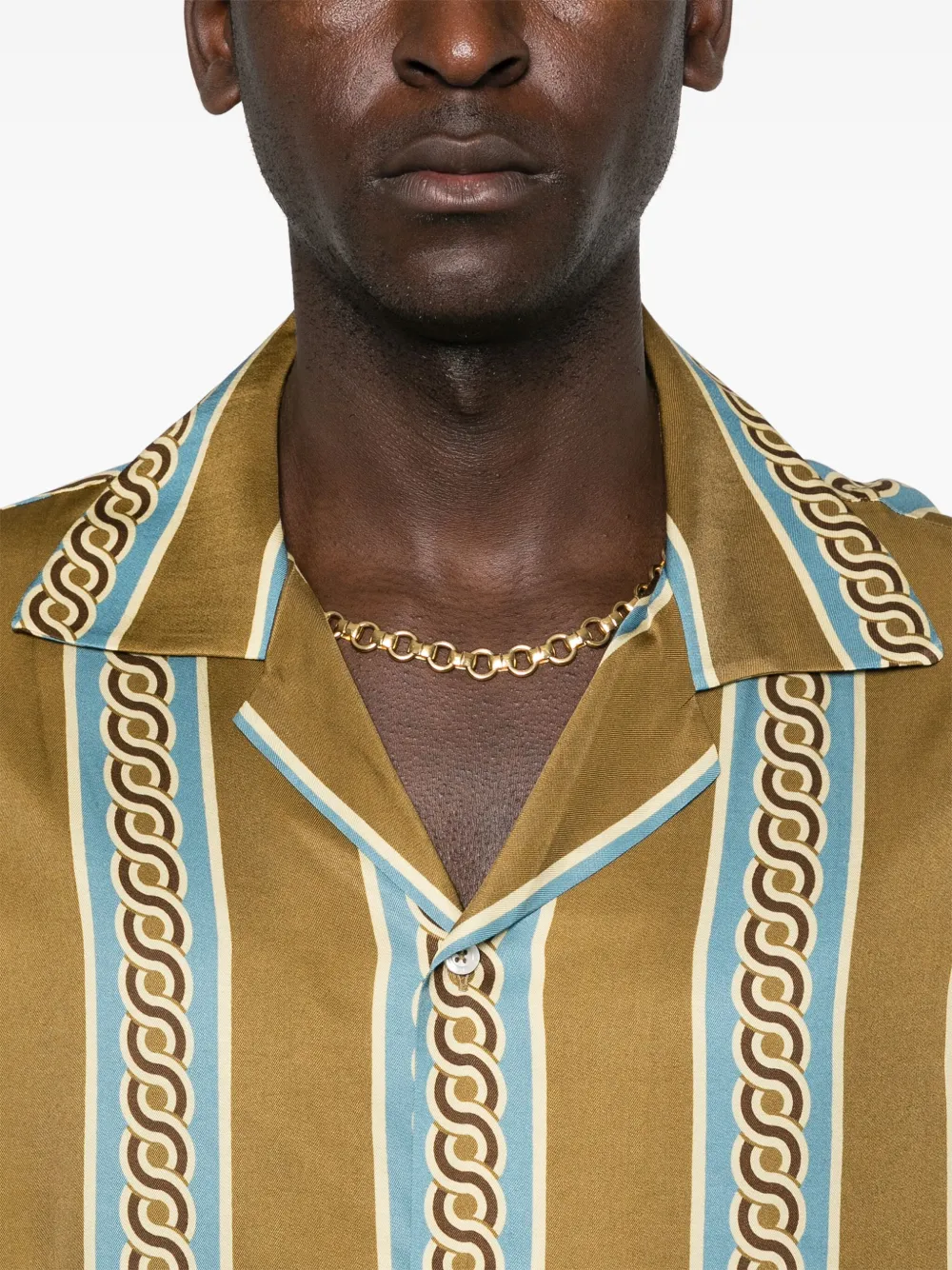 Drôle De Monsieur Tresses overhemd Bruin