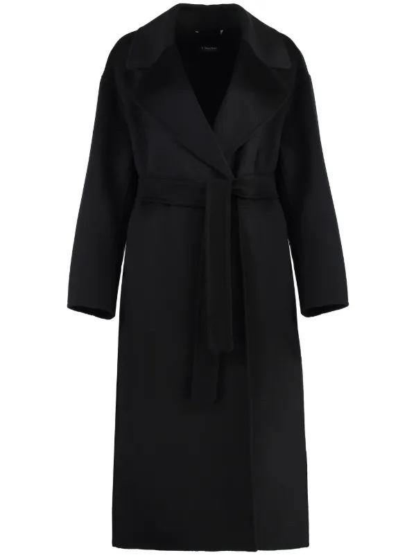 S Max Mara Manteau Manuele Noir FARFETCH FR