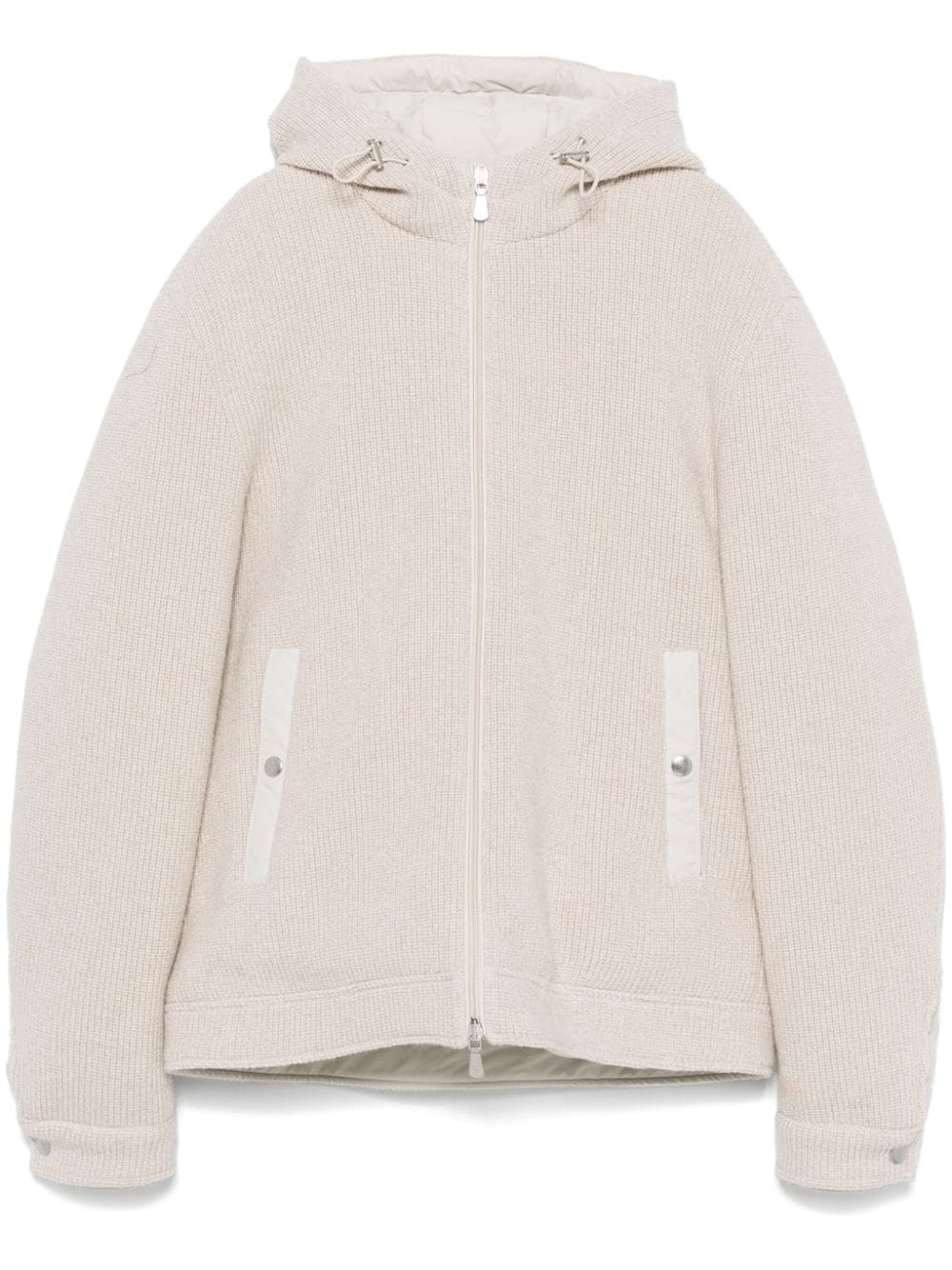 Eleventy knitted puffer jacket - Neutrals