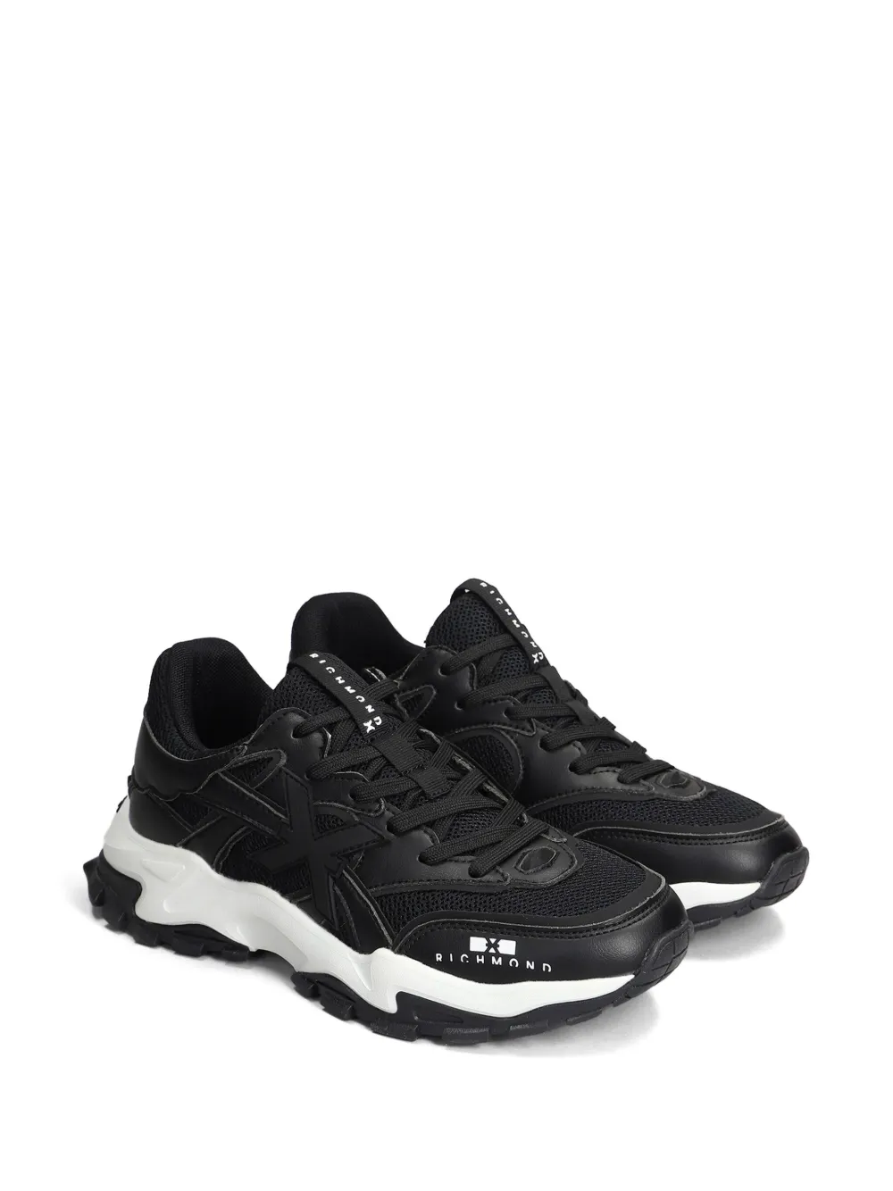 John Richmond contrast sole sneakers Black