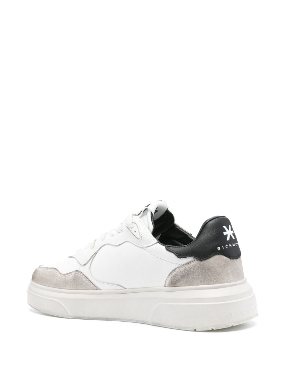 John Richmond leather sneakers White