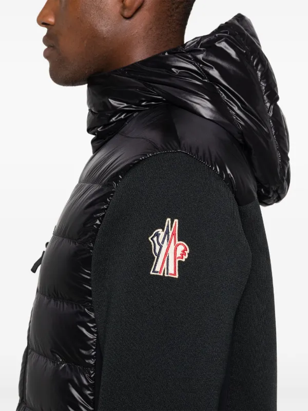 Moncler Grenoble Panelled Down Jacket | Black | FARFETCH