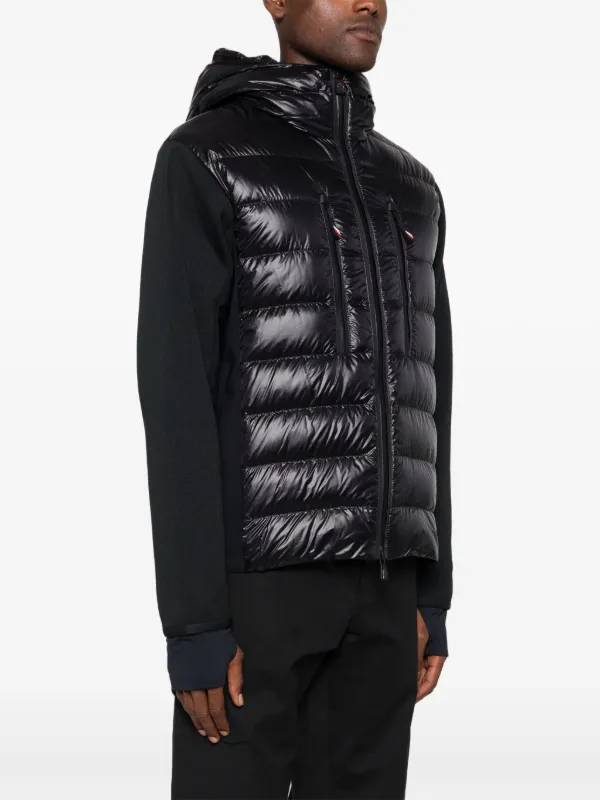 Moncler Grenoble Panelled Down Jacket | Black | FARFETCH