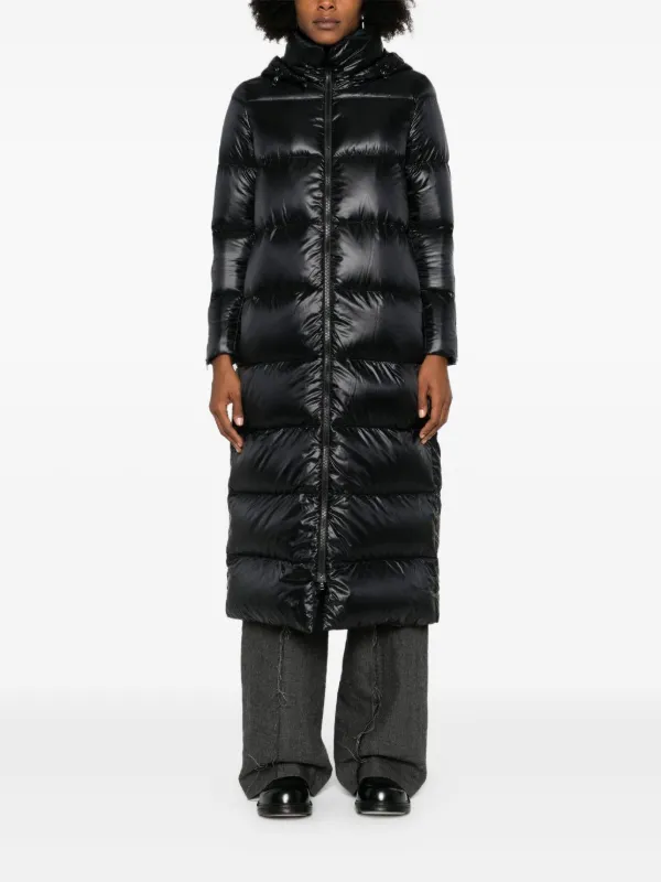 Herno Mantel Mit Kapuze Schwarz FARFETCH DE