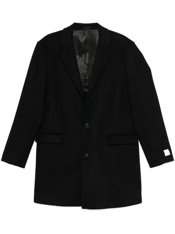 Calvin Klein single breasted Coat Black FARFETCH OM