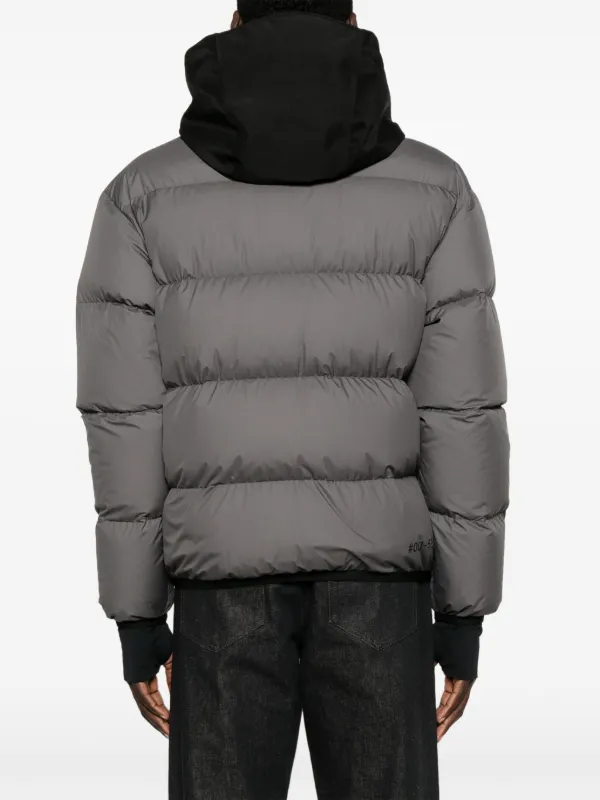 Moncler Grenoble Marcassin Padded Jacket Grey FARFETCH AE