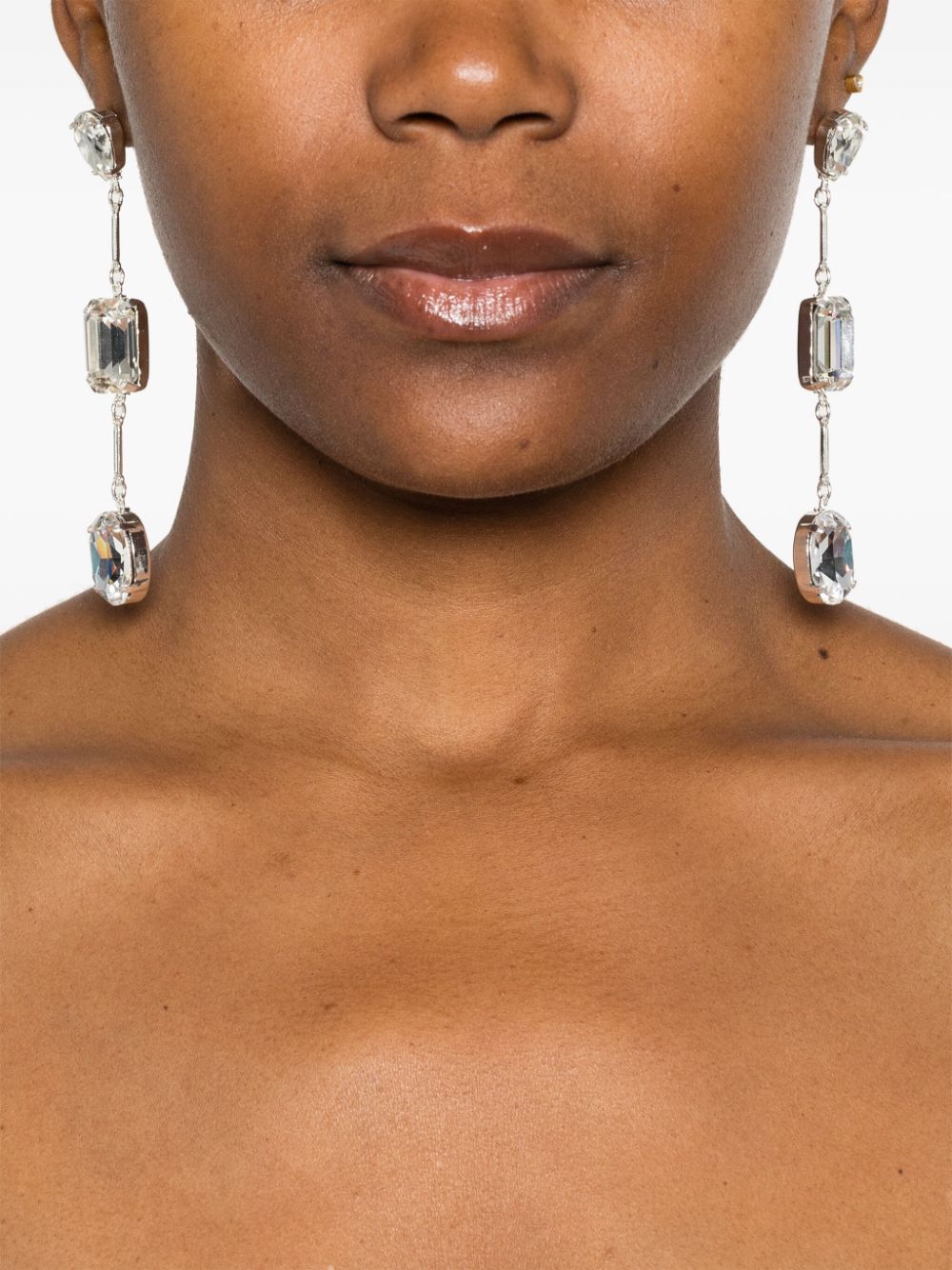 Magda Butrym crystal-embellished earrings - Silver