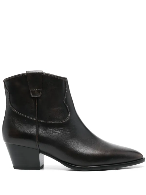 Ash 50mm Leather Ankle Boots Black FARFETCH BH
