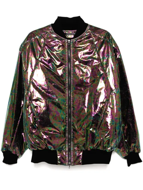 Veste bomber à effet délavé - Julius - Modalova