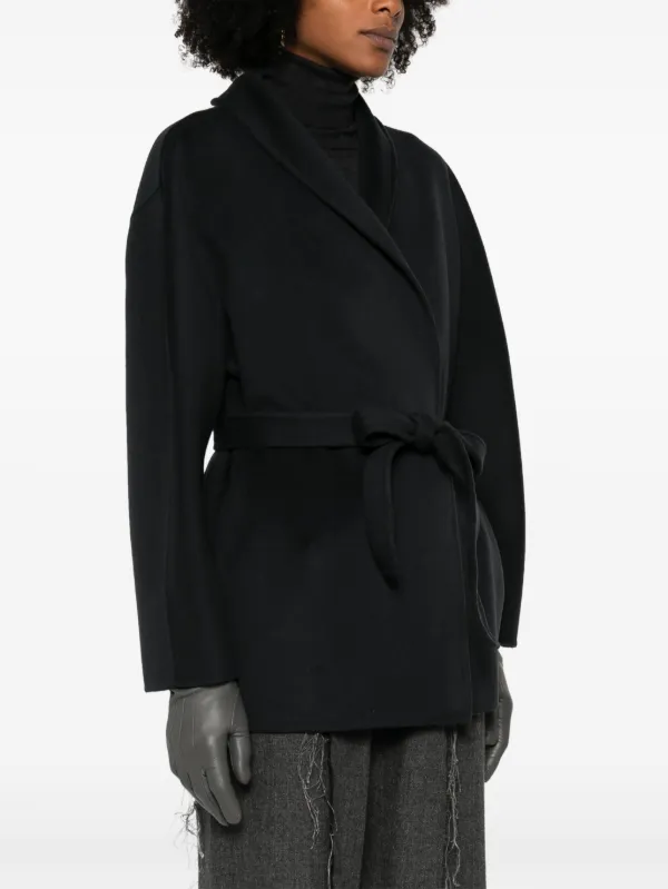 PHILOSOPHY di A FERETTI コート　黒　超美品 GREY LABEL ウールベルテッドコート(コート)｜MACKINTOSH