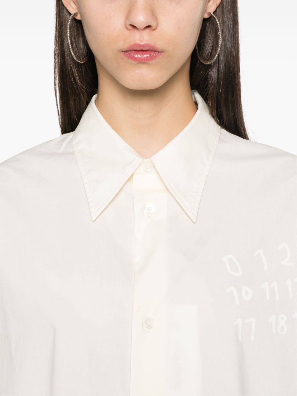 MM6 Maison Margiela poplin shirt dress Women