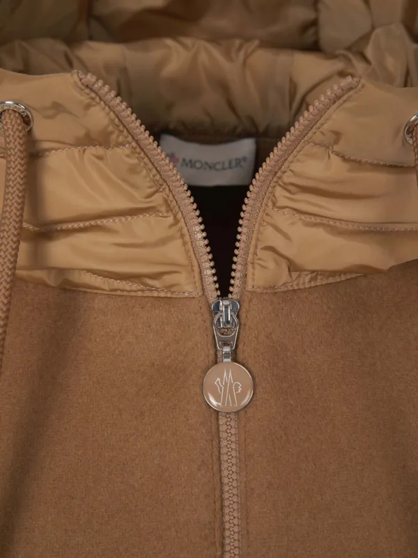 Moncler Hooded Cape Brown FARFETCH AE