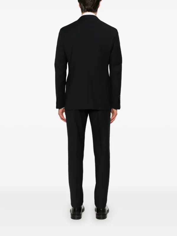 未使用 Giorgio Botto ウールスーツA6 Super100's Giorgio Armani Wool Suit | Black | FARFETCH JO