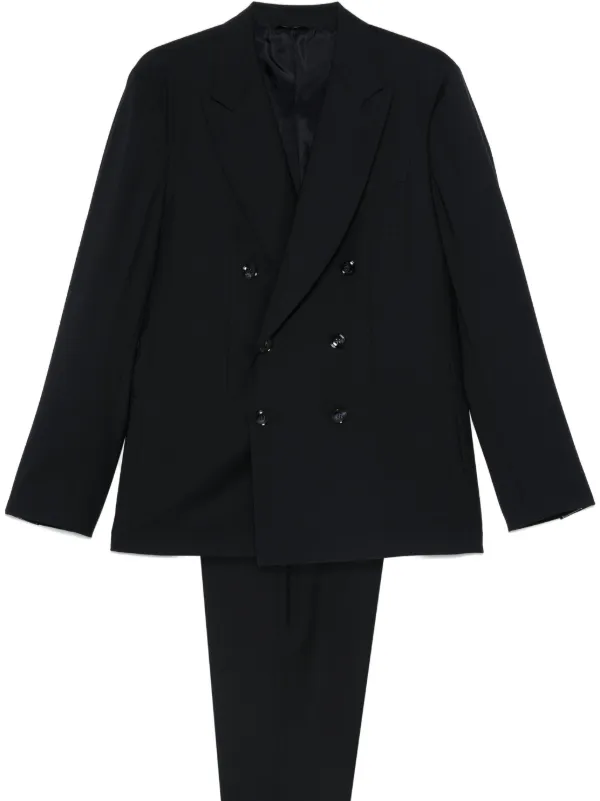 Giorgio Armani ウール スーツ | ブラック | FARFETCH JP