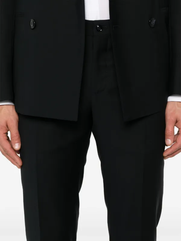 未使用 Giorgio Botto ウールスーツA6 Super100's Giorgio Armani Wool Suit | Black | FARFETCH JO