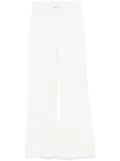 Charlott flared trousers - White