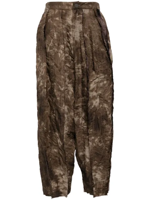 CHIAHUNG SU patchwork dyed pants