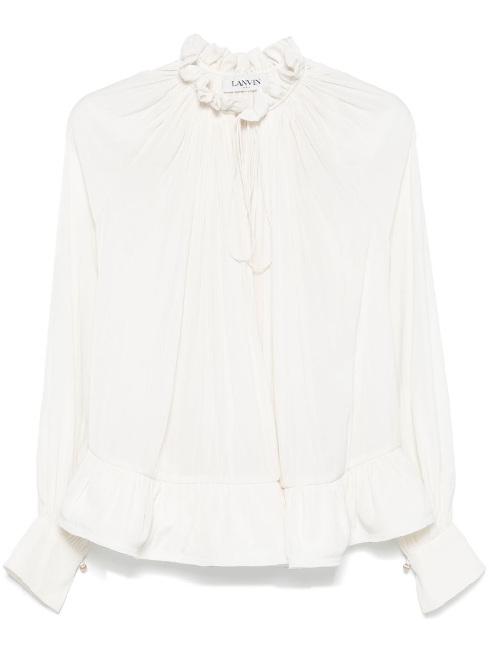 Lanvin Shirt met kwastje Wit