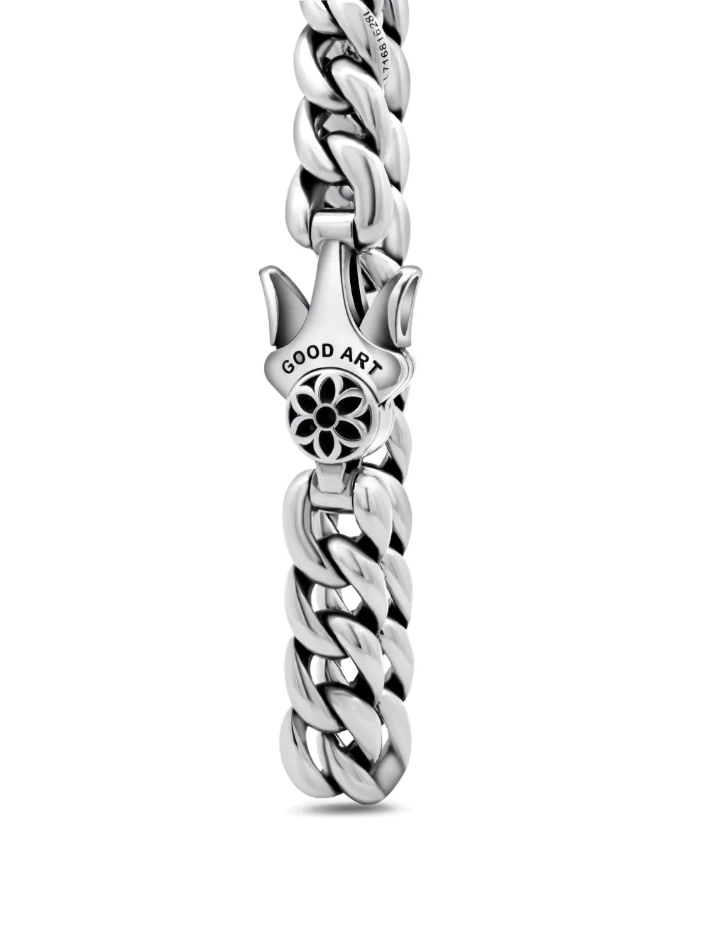 Good Art Hlywd 9 Poplock Ball-chain Bracelet In Silver