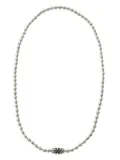 Good Art Hlywd logo-engraved ball-chain necklace - Silver
