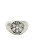 Good Art Hlywd logo-engraved ring - Silver