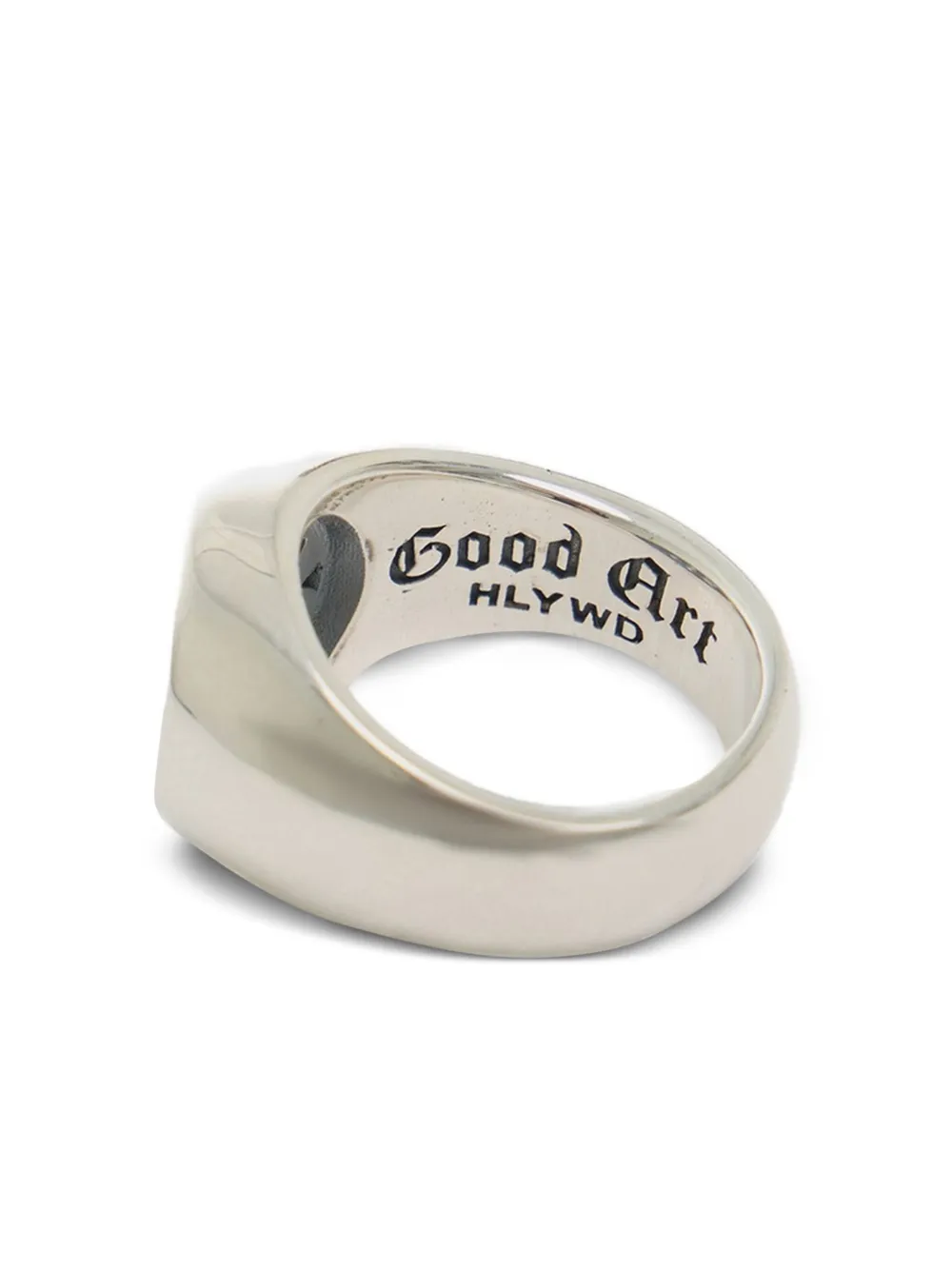 Good Art Hlywd Logo-engraved Ring In Metallic