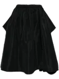 Biyan Taffeta Cape dress - Black