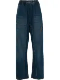 Y/Project logo-embroidered jeans - Blue