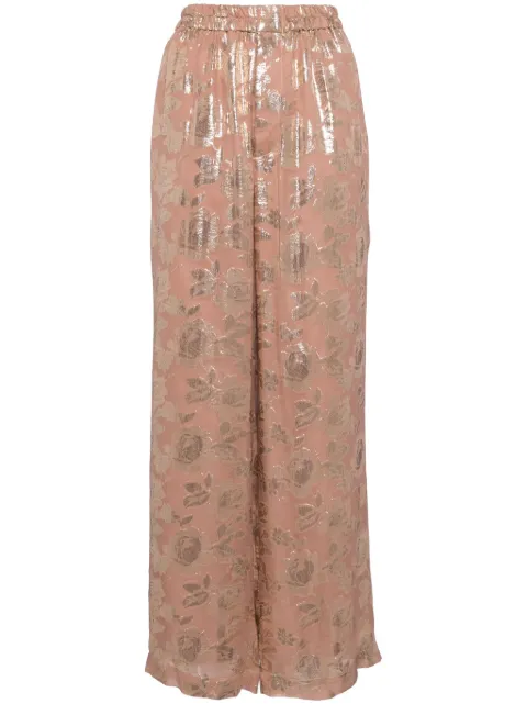 Biyan pantalones palazzo con estampado floral
