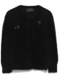 Simone Rocha crystal-embellished cardigan - Black