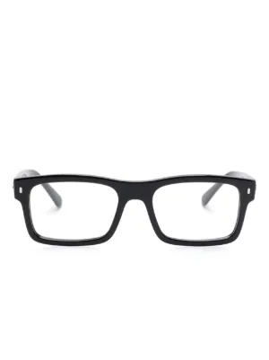 Ray-Ban スクエア眼鏡フレーム | ブラック | FARFETCH JP