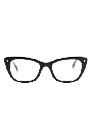 Off-White Eyewear Optical Style 50 スクエア眼鏡フレーム | ブラック