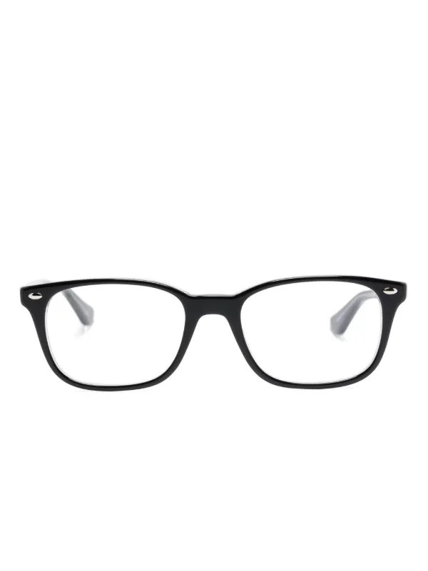 Ray-Ban スクエア眼鏡フレーム | ブラック | FARFETCH JP
