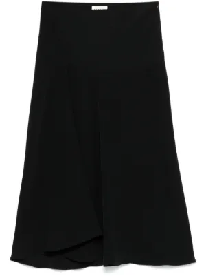 スカート PAROSH Women Skirts D721930BEACH24013 Black Parosh Skirts for Women