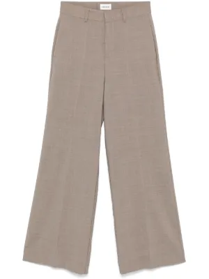 パンツ PAROSH Formal trousers P.A.R.O.S.H. ハイウエスト ワイドパンツ | ブルー | FARFETCH JP