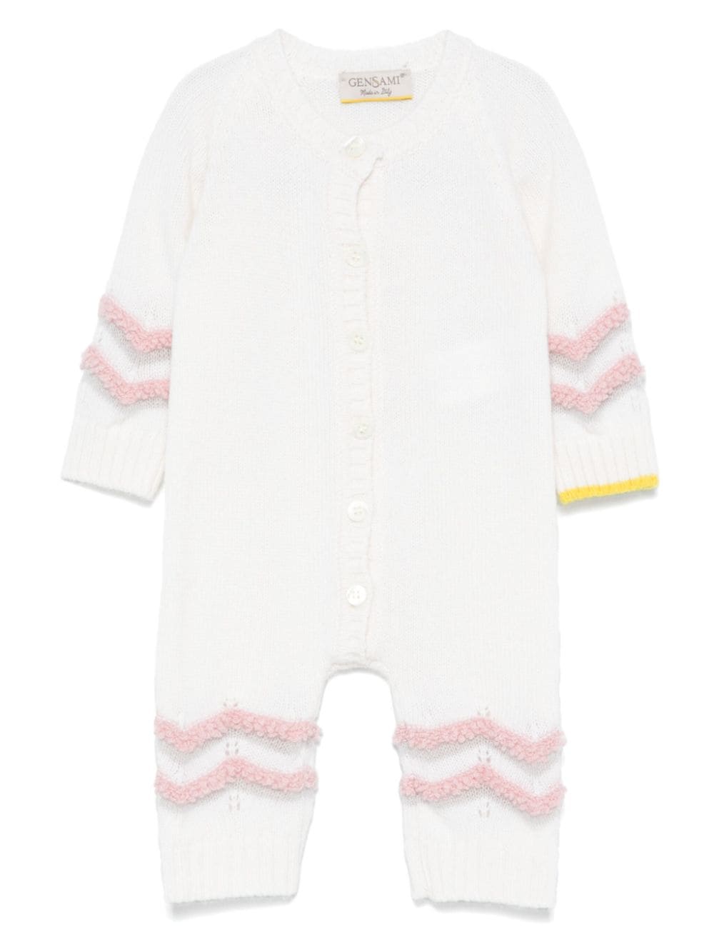 Gensami kids cashmere romper - Bianco