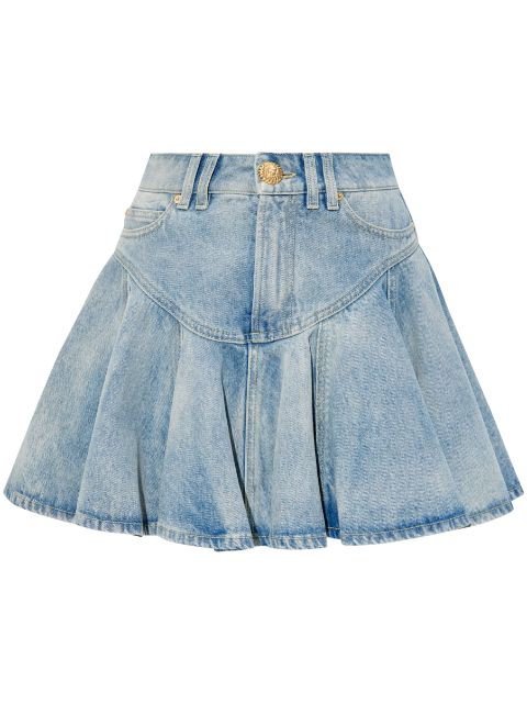 Balmain denim mini skirt Women