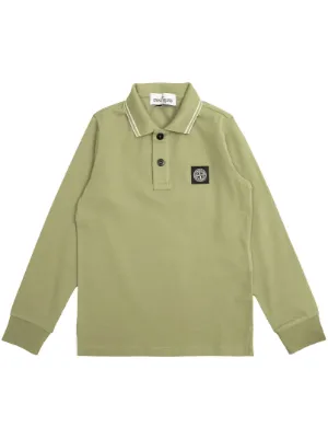 Boys stone island polo shirt best sale