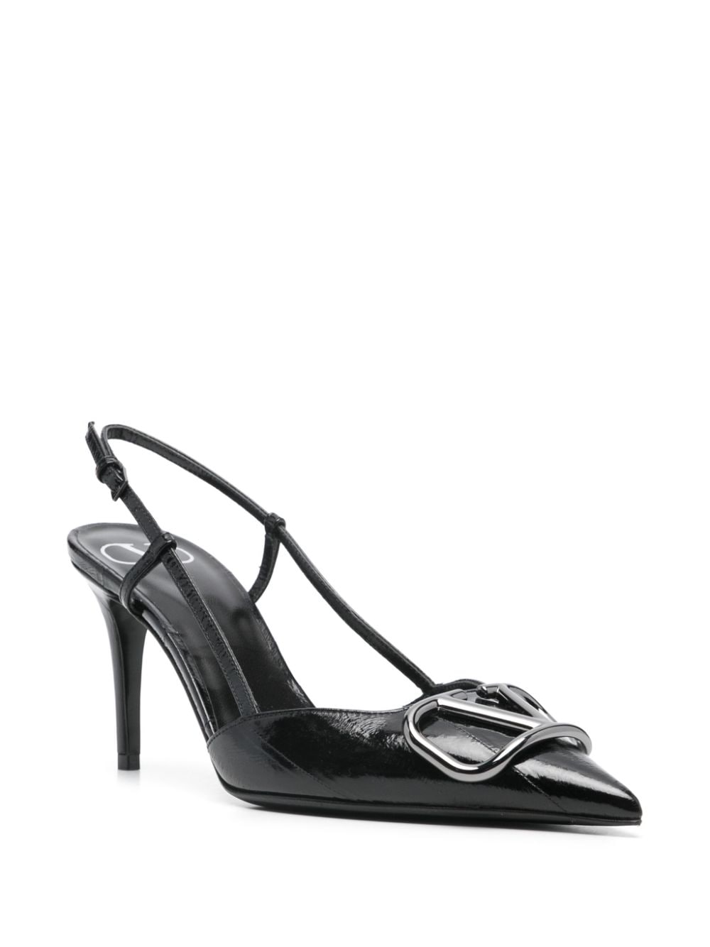 Valentino Garavani 80 mm VLogo Signature pumps - Zwart