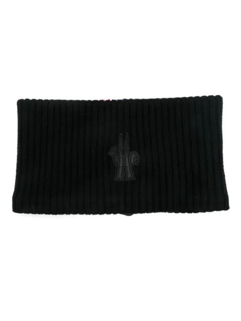Moncler Grenoble logo-patch wool headband