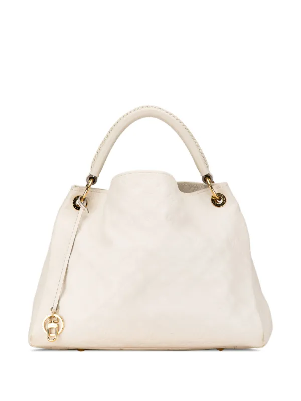 Louis Vuitton Pre Owned 2012 Monogram Empreinte Artsy MM Hobo Bag White FARFETCH IE