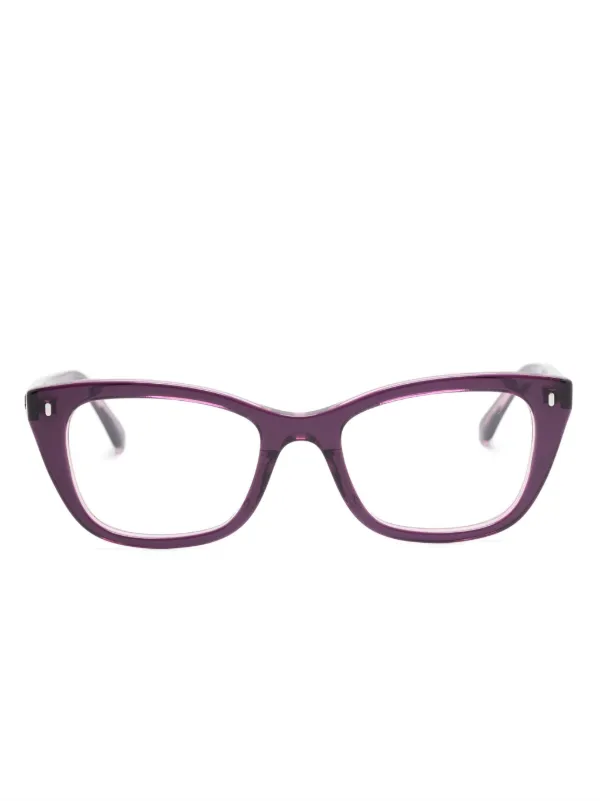 Ray-Ban cat-eye Glasses Purple FARFETCH OM