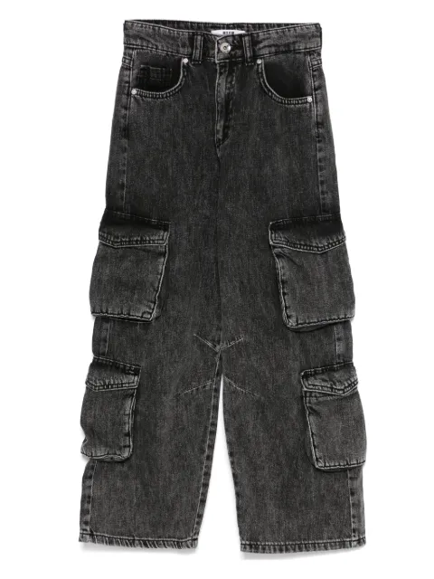 MSGM Kids Calça jeans cargo