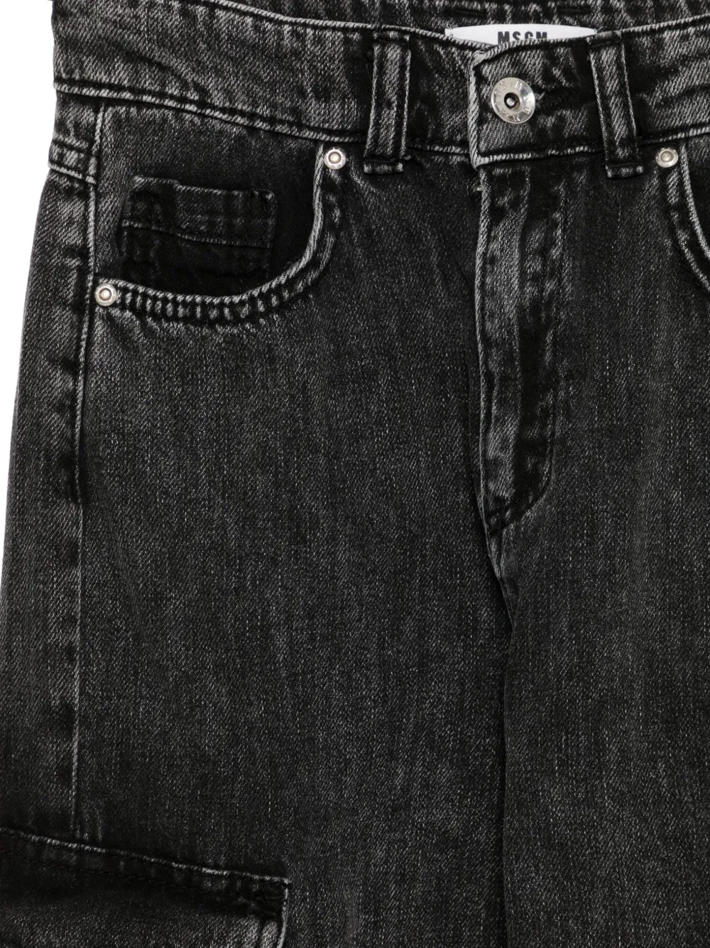 MSGM Kids Cargo jeans Zwart