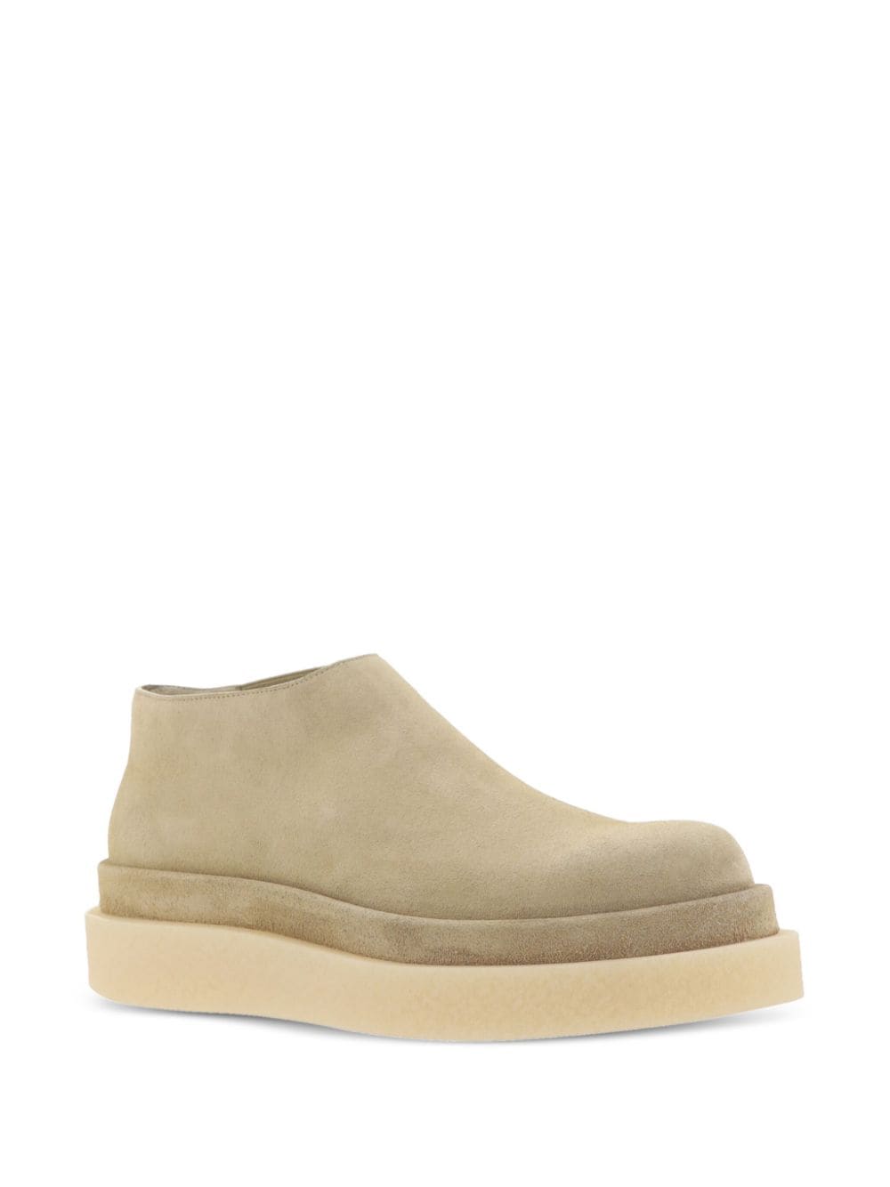 Jil Sander suede slip-on loafers - Beige