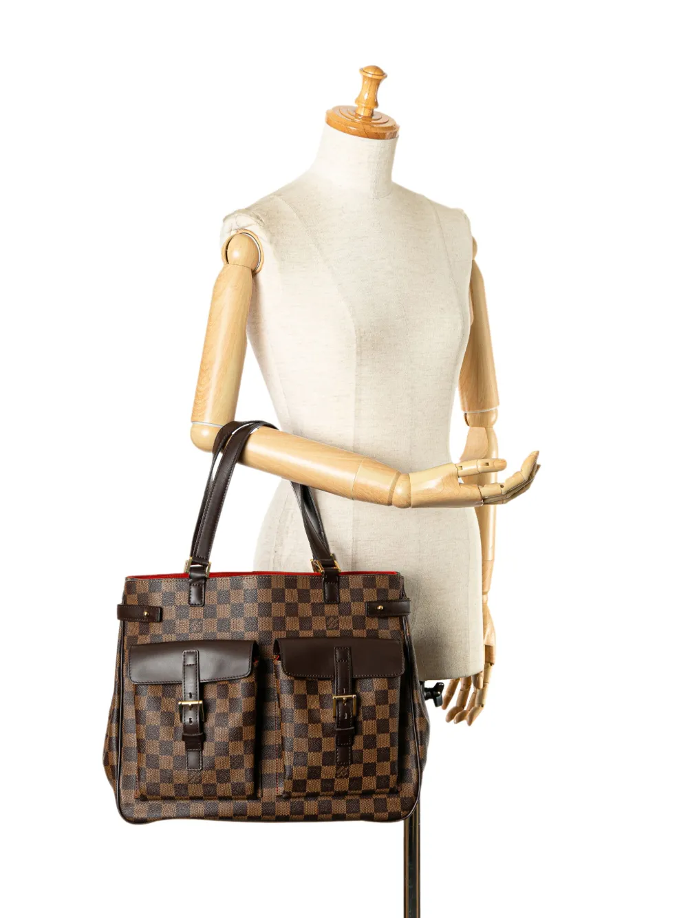 Affordable Louis Vuitton Pre-Owned 2004 Damier Ebene Uzes tote bag WOMEN