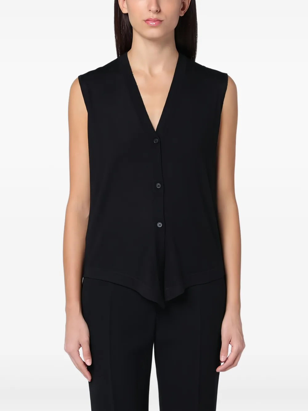  The Row Harrell Blouse - Black 