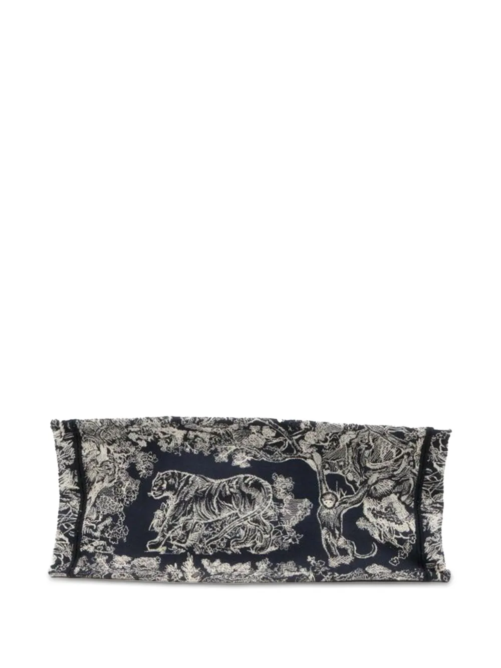 Christian Dior Pre-Owned 2021 Large Toile de Jouy Reverse Embroidered Book tote bag - Blauw