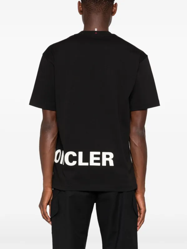 Moncler Grenoble logo-print T-shirt | Black | FARFETCH
