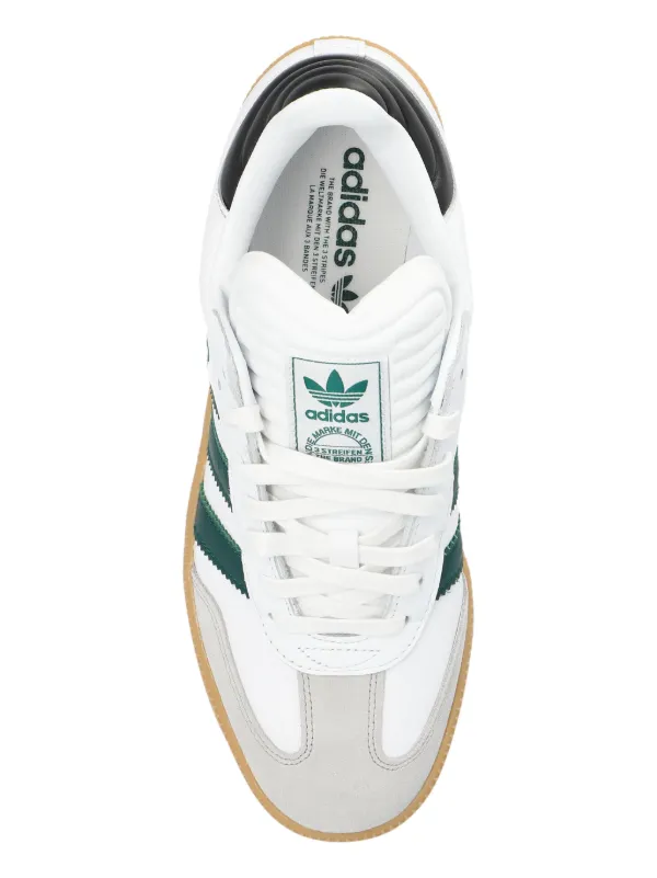 【adidas】Samba XLG スニーカー ホワイト/グリーン adidas Samba XLG Athletic Shoe - White / Collegiate Green